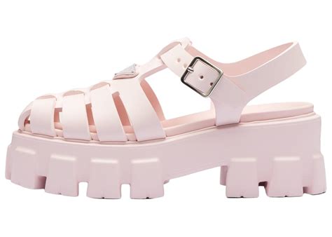 prada monolith rubber sandals dupe pink|prada monolith shoes reviews.